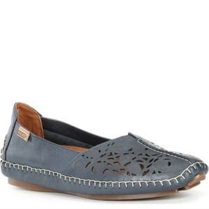 PIKOLINOS Blue Leather Loafers